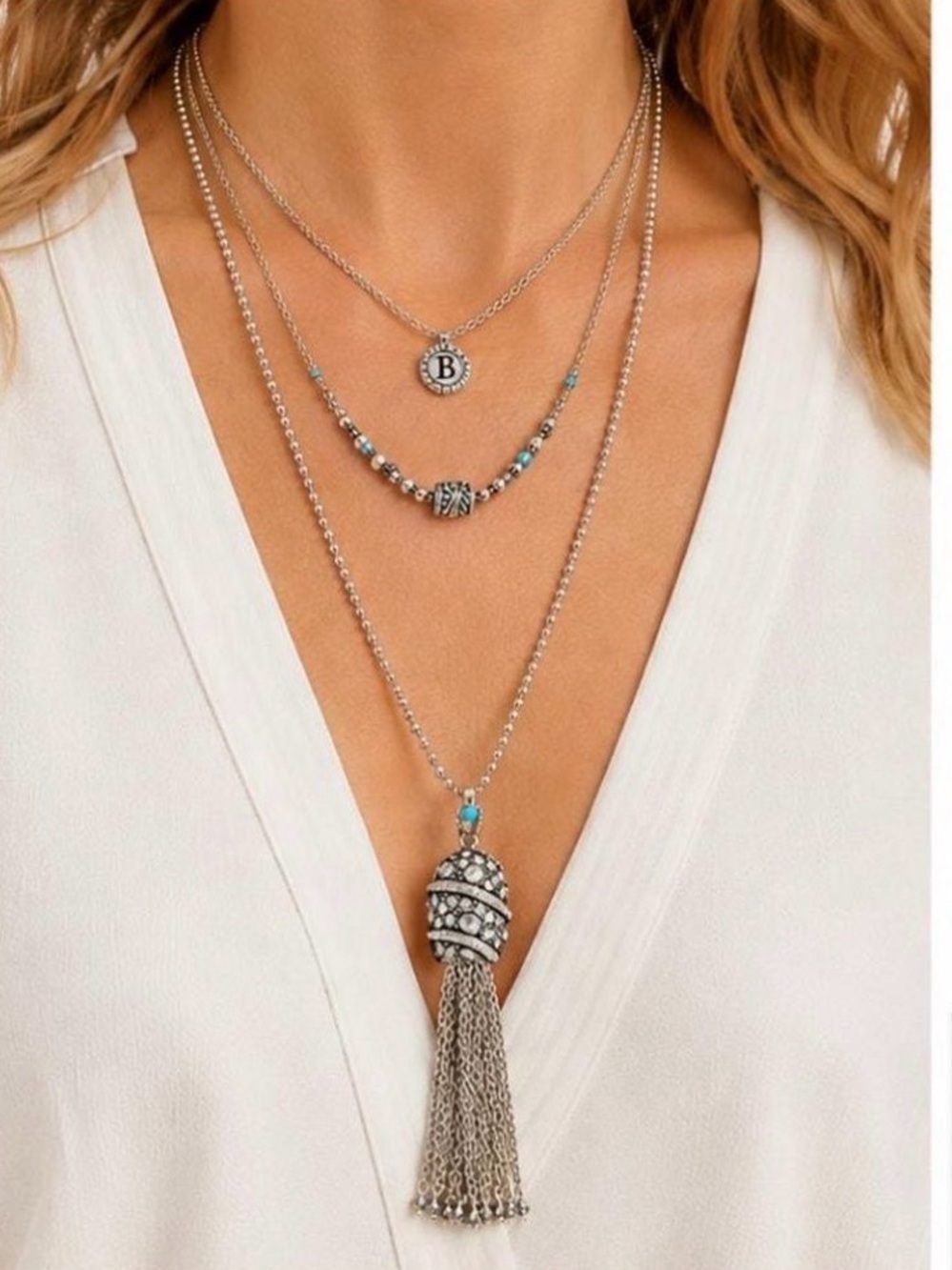 Brighton “Trust Your Journey “ Tassel Necklace- MSRP $138 RETIRED - Picture 1 of 9
